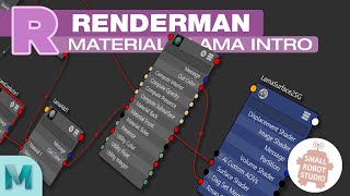 Renderman 24 MaterialX Lama Introduction Tutorial Maya [upl. by Fi475]