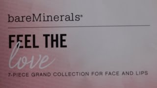 QVC TSV Preview Bare Minerals Feel the Love 7pc Collection [upl. by Adiuqram]