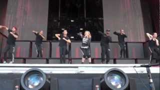 Madonna  Girl Gone Wild MDNA Tour Rehearsal [upl. by Aisatnaf]