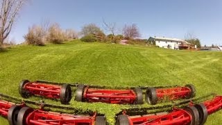 7 Gang Reel Mower SAVE GAS and Healthy Grass [upl. by Craven692]