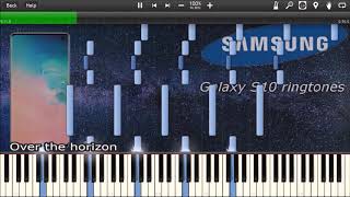 SAMSUNG GALAXY S10 RINGTONES IN SYNTHESIA [upl. by Garrik]