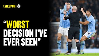 quotHE SHOULD BE FIREDquot 😡 Manchester City fan FUMING after controversial refereeing decision [upl. by Eugnimod]