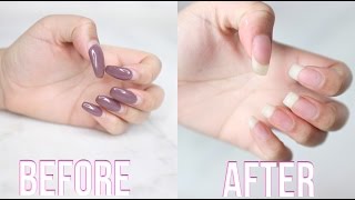 How To Remove Acrylic Nails At Home [upl. by Stacee675]