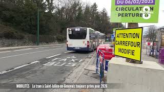 Le tram à SaintJulienenGenevois toujours prévu pour 2026 [upl. by Eznyl891]