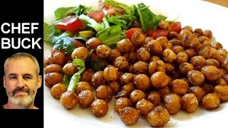 Spicy Crispy Chickpea Recipe [upl. by Madigan]