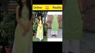 Online🔥 Shopping 🛍️ Reality 👿 Must Watch 🎀  Meesho Haul shorts viral [upl. by Anisor]