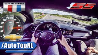 CHEVROLET CAMARO SS AUTOBAHN POV TOP SPEED by AutoTopNL [upl. by Moritz]