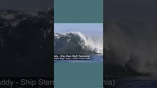 Shipstern Bluff Monster Surf Wipeouts Shorts [upl. by Ginder]