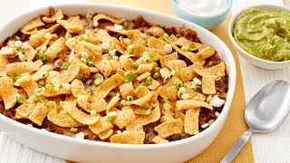 Fritos™ Pie Casserole  Betty Crocker Recipe [upl. by Firman801]