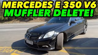 2011 Mercedes E 350 35L V6 Dual Exhaust w Muffler Delete [upl. by Nahsyar]