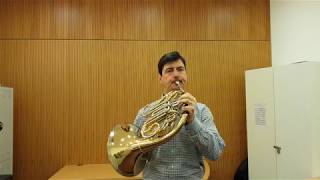 Cadenza Mozart Horn Concerto No 4 Miklós Nagy [upl. by Valina]