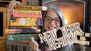 Lets Talk About What Were Reading in the New Year 2024  New Year 2024 TBR [upl. by Yevette]