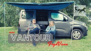 VANTOUR  Peugeot Rifter Camper  FrydVan [upl. by Eellehs]