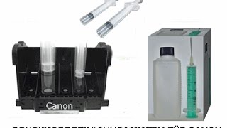 Druckkopf Reinigung Reparatur Tool für CANON PGI 550 CLI 551 [upl. by Akerdnuhs]