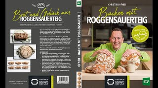 Backen mit Roggensauerteig  Das neue Buch  Backe backe Ofner [upl. by Aseuqram391]