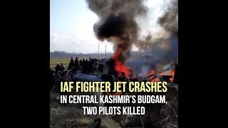 Two pilots civilian killed after MI17 crashes in Budgam [upl. by Tabbitha275]