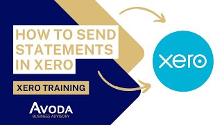 How to Send Statements in Xero [upl. by Annairt]