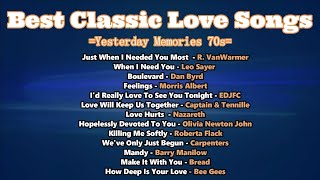 Best Classic Love Songs 70s [upl. by Luapnaes47]