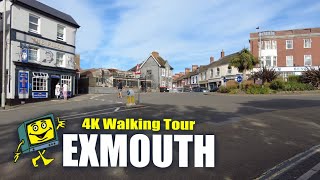 Exmouth  Devon UK  4K Walking Tour  August 2023 [upl. by Cheke]