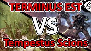 Death Guard Vs Tempestus Scions  Warhammer 40000 Battle Report [upl. by Aicetal]