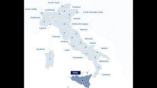 The 20 Regions Of Italy EXPLAINED On The Map [upl. by Mano]