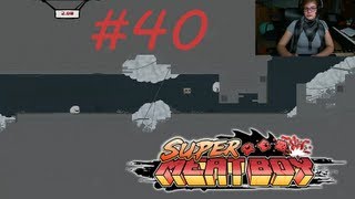 Lets Play Super Meat Boy Part 40 GermanWebcam  Kleine schwabbelnde Larvenfreunde [upl. by Cock465]