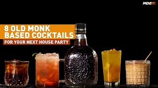 MensXP Top 8 Old Monk Cocktails  How To Make Rum Cocktails [upl. by Ynaffit614]