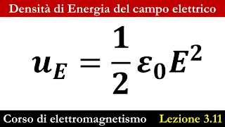 Densità di energia del campo elettrico [upl. by Gabbert]