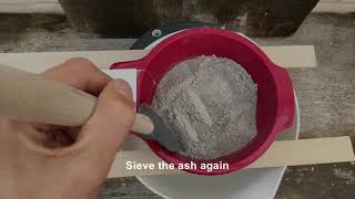 How to make a pottery glaze from recycled wood ash with 3 simple ingredients  water [upl. by Tiffany169]