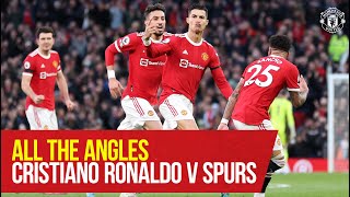 All the Angles  Cristiano Ronaldos Stunning Opening Goal v Spurs  Manchester United [upl. by Stein]