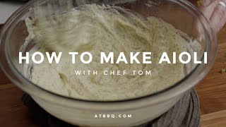 How to Make Aioli  Grilled Lemon Dill Aioli [upl. by Maritsa]