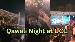 Qawali Night at University of Lahore ✨️ [upl. by Retsev155]