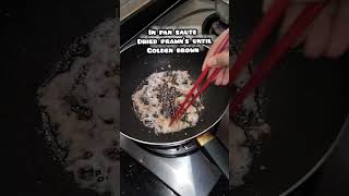 Luffa with dried prawns chineserecipe chinesecooking chinesefood [upl. by Deva]