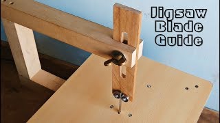 Make A Jigsaw Table Blade Guide  Jigsaw Blade Support [upl. by Siaht]