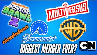 WB amp Paramount Merging A MultiVersus amp Nickelodeon All Star Brawl 2 Crossover Is Possible Now [upl. by Ranilopa]