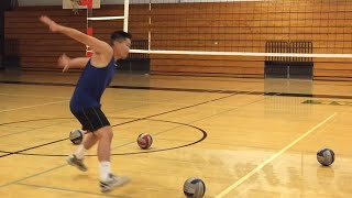 Improve Spiking TIMING part 12  How to SPIKE a Volleyball Tutorial [upl. by Ettenim672]