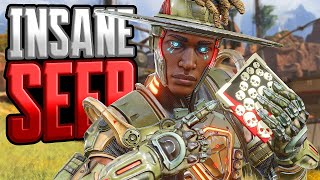 INSANE Seer 27 KILLS and 5500 Damage Apex Legends Gameplay Season 19 [upl. by Woodring481]