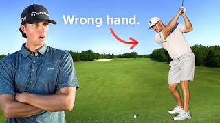 Can Bryson DeChambeau Beat A Scratch Golfer Lefty [upl. by Lymn840]