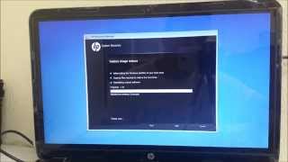 How to ║ Restore Reset a HP TouchSmart 15 to Factory Settings ║ Windows 8 [upl. by Hall]