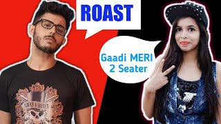 DHINCHAK POOJA Roast  Gaadi MERI 2 Seater  Freak Launda [upl. by Vivie898]