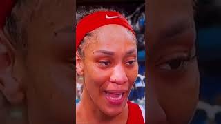 A’ja Wilson describes teammate Kahleah Copper performance USABWNT basketball USA [upl. by Madelena778]