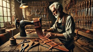 The Leather Artisan How an Old Craftsman Created a Masterpiece Headstall by the Roadsidequot [upl. by Robbie]