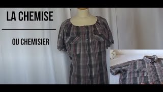 DIY  93 Transformer la chemise homme en chemisier 100100 recyclage Tuto couture facile [upl. by Avonasac]