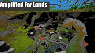 Amplified Far Lands in Minecraft 120 [upl. by Ecirtnuahs]