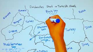 Where is Dardanelles Strait  Strait of Dardanelles  Turkish Strait  Dardanelles  5min Knowledge [upl. by Derfniw]