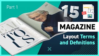 Anatomy of a Magazine Layout Part 1  15 Terms and Definitions [upl. by Orman]