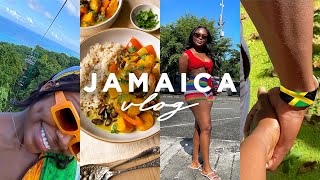 JAMAICA TRAVEL VLOG  Montego Bay 🌴🇯🇲🌴  AirBNB Tour Drone Shots Zip lining Bar in the Ocean [upl. by Eiggam]