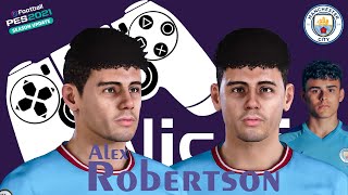 Alex Robertson Face Build PES 2021  PES 2020  Manchester City  NisNiz Channel [upl. by Ojadnama]