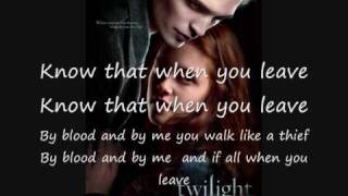 Twilight New Moon Possibility von Lykke Li Lyrics [upl. by Vanden765]