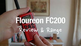 Floureon FC200 PMR446  Kids Walkie Talkies Review and Range Test [upl. by Florencia832]